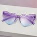 2025 New Oblique Love Sunglasses Women's Sunscreen Sunglasses Women's Fashion UV Protection Glasses_voghion.com