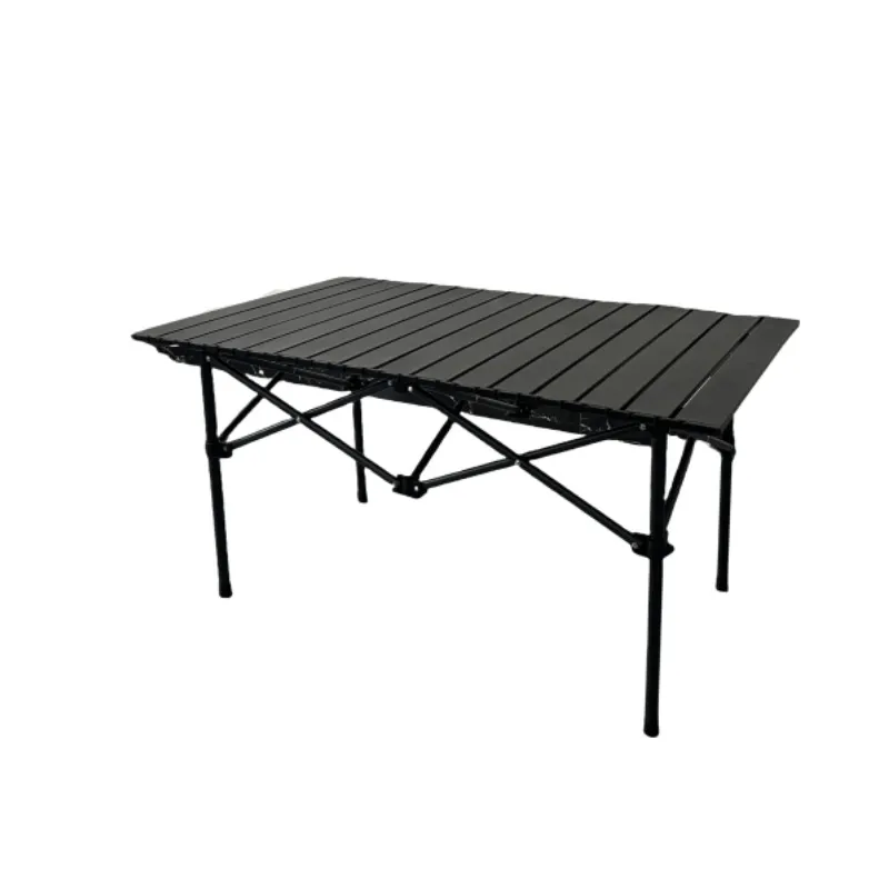 Outdoor folding Chicken rolls portable picnic table chair complete set of camping equipment supplies_voghion.com