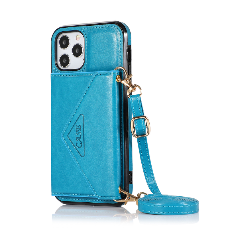 Mobile Phone Accessories applicable iPhone16P multi function wallet card Samsung S24U with crossbody rope goddess mobile phone case_voghion.com