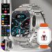 P60 Bluetooth Smartwatch met bloedzuurstof- en bloeddrukmeting, multisporttracking, HD-touchscreen, compatibel met iOS en Android_voghion.com