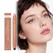 Zephoco - Lápiz delineador de ojos 2 en 1, suave, colorido, fácil de aplicar, de moda_voghion.com