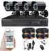 Kit di videosorveglianza di sicurezza con telecamera AHD DVR CCTV con visione notturna HD, set di videoregistratori cablati_voghion.com