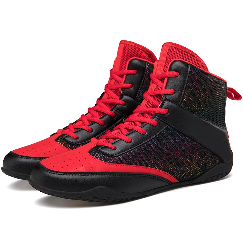 Neue professionelle Boxschuhe für Männer und Frauen, Free Fighting Schuhe, atmungsaktive Kleidung, Kampftrainingsschuhe_voghion.com