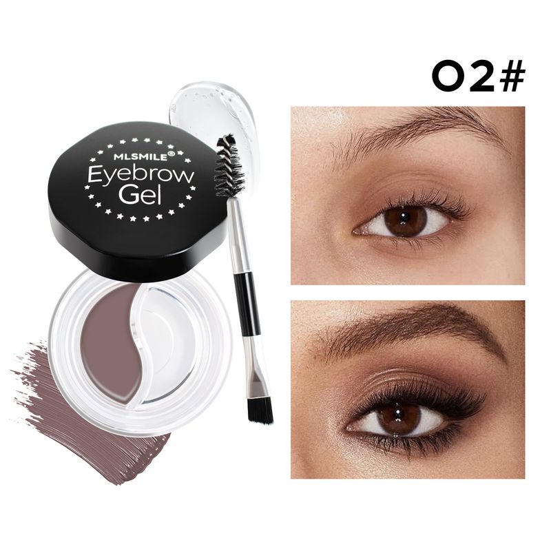 Creme para sobrancelhas bicolor, gel modelador de sobrancelhas, creme para tingimento de sobrancelhas dois em um, 15 cores à prova d'água, longa duração, maquiagem colorida que não borra_voghion.com