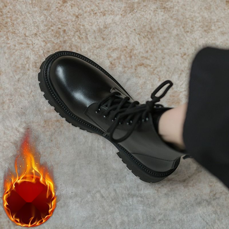 Soft Martin fir Fraen Neie britesche Stil Kleng Statur Déck Sohle Kuerz Trendy Wanter Single_voghion.com