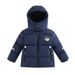 Boys' Winter Jacket With LED Light-Up Design – Thick Insulated Hooded Coat (100-155cm, Black/Army Green/Light Blue/Navy)_voghion.com