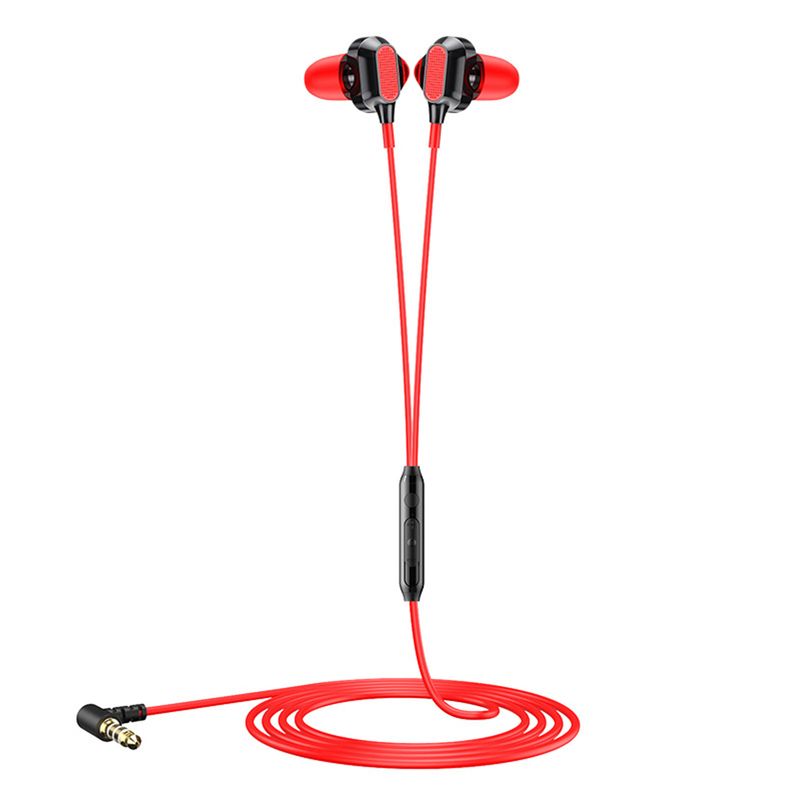 Earbud Stereo Surround High Clarity Calls Playing Games Listening To Music Bass 90 Degree Bend Plug Wired Headset Men_voghion.com