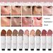 "3PCS"New Product: Double-head Contouring Stick, Three-dimensional High-gloss Facial Blush Makeup Stick_voghion.com