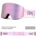 COPOZZ Ski Glasses Magnetic Suction Double-layer Anti-fog Ski Goggles Men's And Women's Cylindrical Cards Myopia Mountaineering Goggles Equipment_voghion.com
