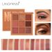 Lidschatten-Palette, 9 Farben, schimmernd, matt, Lidschatten, Make-up-Palette, Lidschatten-Creme, 12 Stunden lang anhaltend, professioneller rauchiger kosmetischer Lidschatten-Puder_voghion.com
