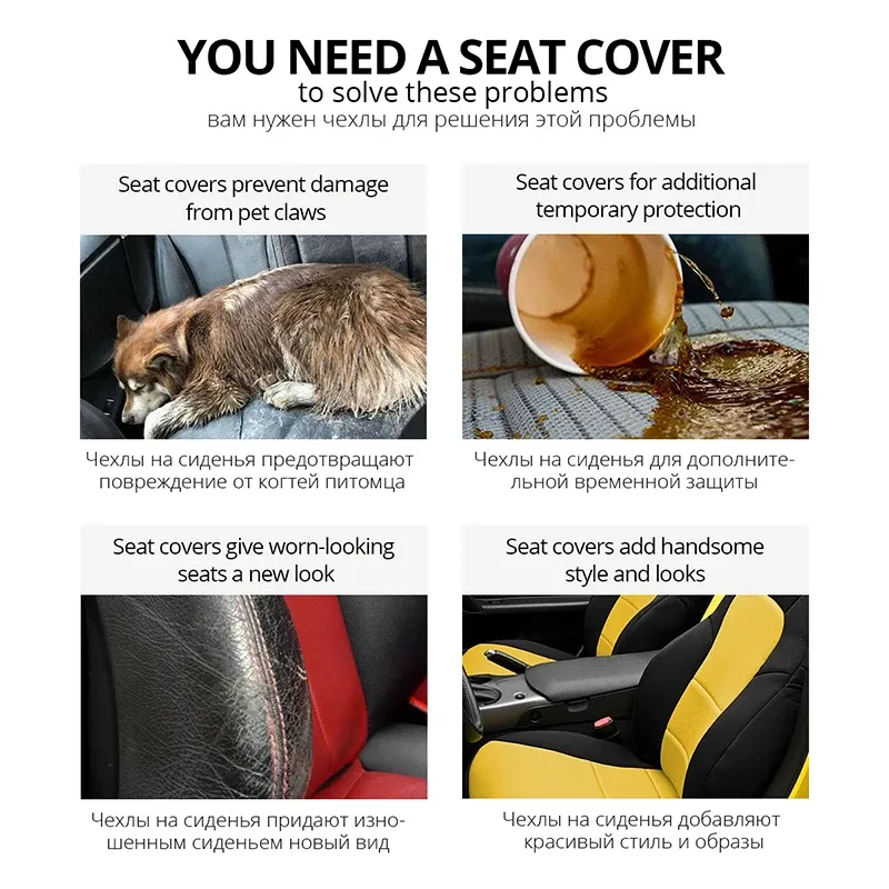 for Interior Universal Fit Car Dual Front Covers Auto Vehicle Seat Protector Cover_voghion.com