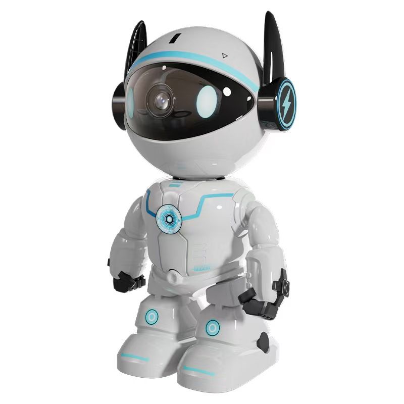 Cute AI Robot Security Camera: 360° 4K Auto-Tracking, 5G Dual-Band & Night Vision – No WiFi Limits For Baby/Pet/Home,_voghion.com