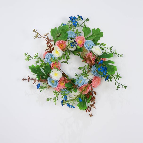 Hem & Trädgård Ny Julkrans Rosa Julkula Tema Bröllopsdekoration Hem Dörrdekoration Väggdekoration_voghion.com