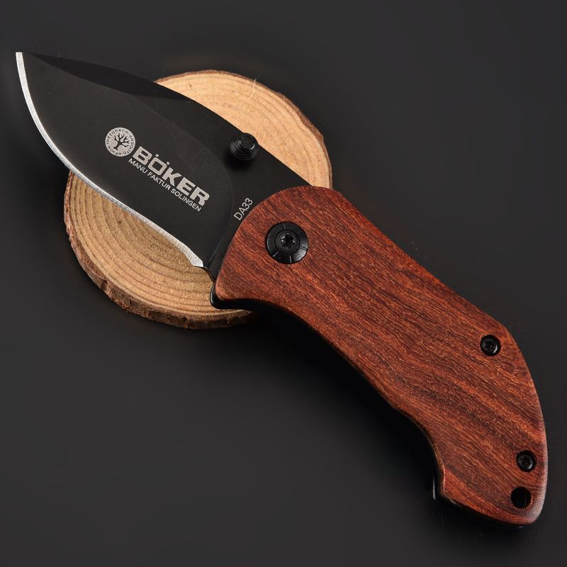 DA33 Folding Pocket Knife - Stainless Steel 3Cr13 Blade, Compact & Sharp For Outdoor, Camping & Everyday Carry (EDC)_voghion.com