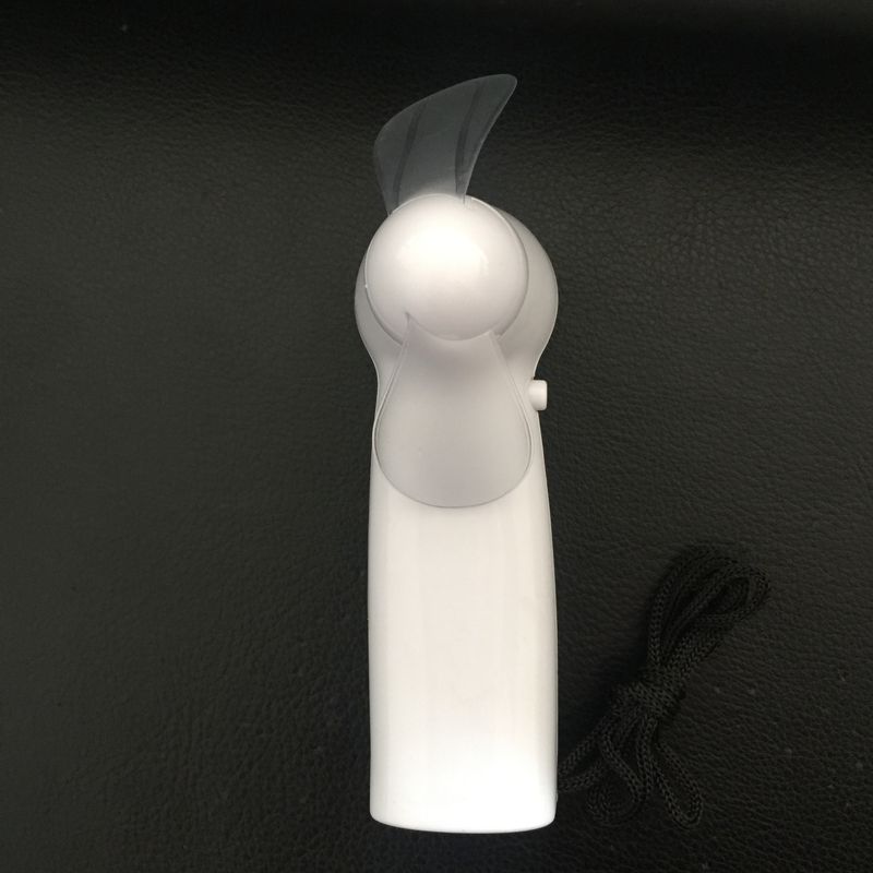 Handheld LED Light Emitting Fan With Flashing Words DIY Creative Advertising Electric Fan Mini Fan With Custom Logo_voghion.com