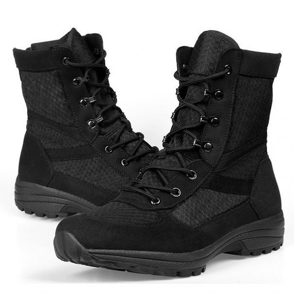Europäische Warm Series Outdoor-Frühjahrs- und Herbst-Herren-Taktikstiefel, ultraleicht, atmungsaktiv, Flying Eagle Trainings-High-Top-Wanderstiefel_voghion.com