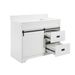 42"Bathroom Vanity With Single Sink Combo-White_voghion.com