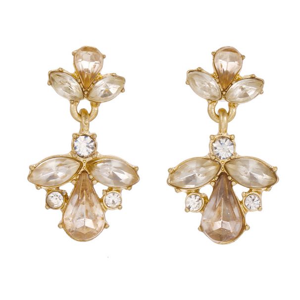 Set di gioielli da donna alla moda, orecchini a forma di fiore della foresta super fatata, per donne con viso rotondo e temperamento sottile, orecchini a rete per celebrità._voghion.com