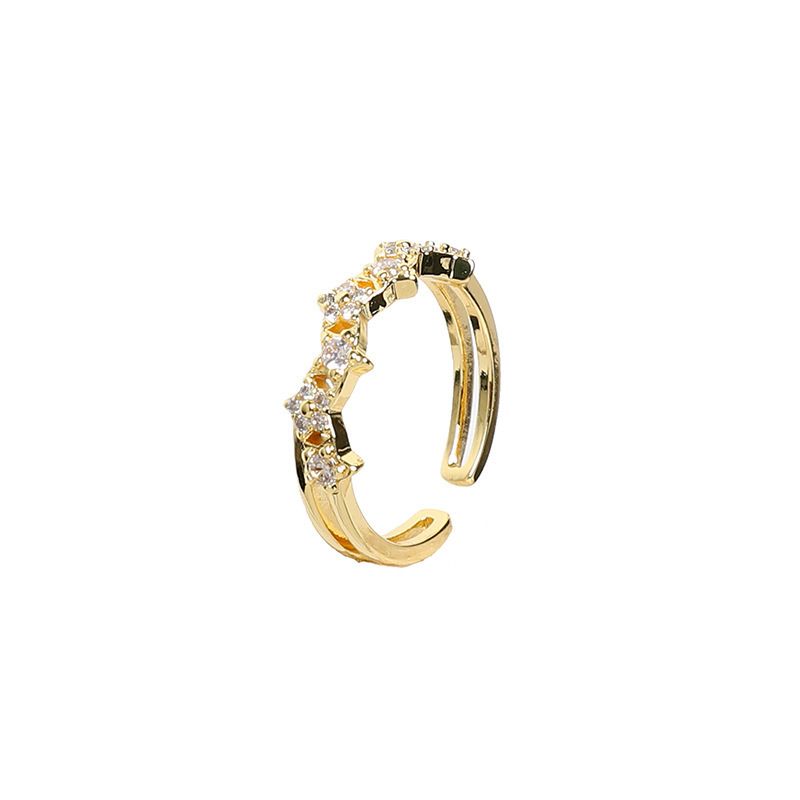 Goud VENUS Sier Kleur Ster Ring voor Vrouwen Meisje Gift volledige Kristallen Sieraden Stempel 2022 Nieuwe Dropshipping Whol_voghion.com