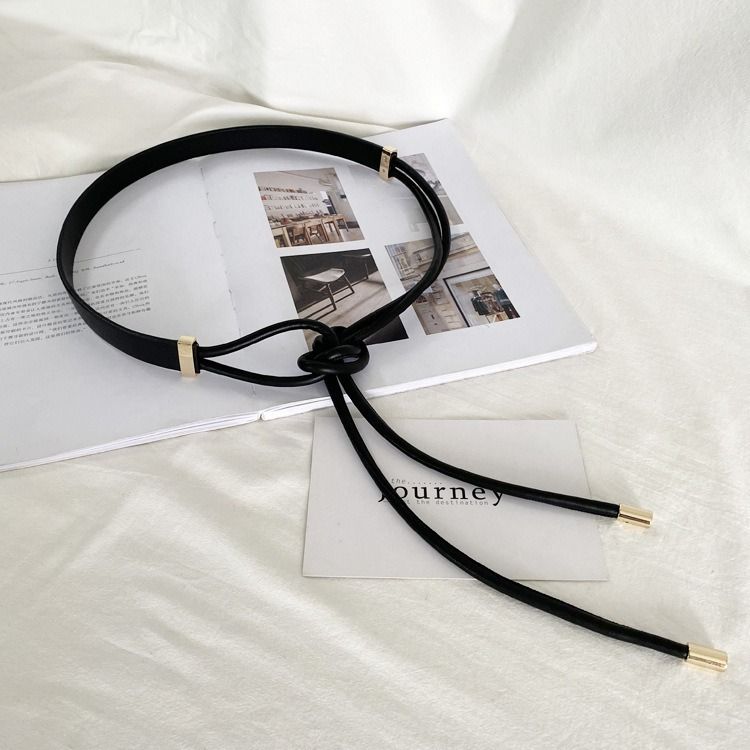 Maglione, cappotto, camicia con sottile annodato, vita piccola, giacca invernale da donna, stile abito, cintura, decorazione_voghion.com