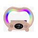 Luminária de mesa com enfeite de mesa, alto-falante Bluetooth, despertador, temperatura, carregador multifuncional, carregamento rápido sem fio_voghion.com