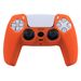 Custodia in silicone per gamepad con punta antiscivolo, custodia protettiva monocromatica per PS5 con punta, custodia in silicone a tinta unita_voghion.com