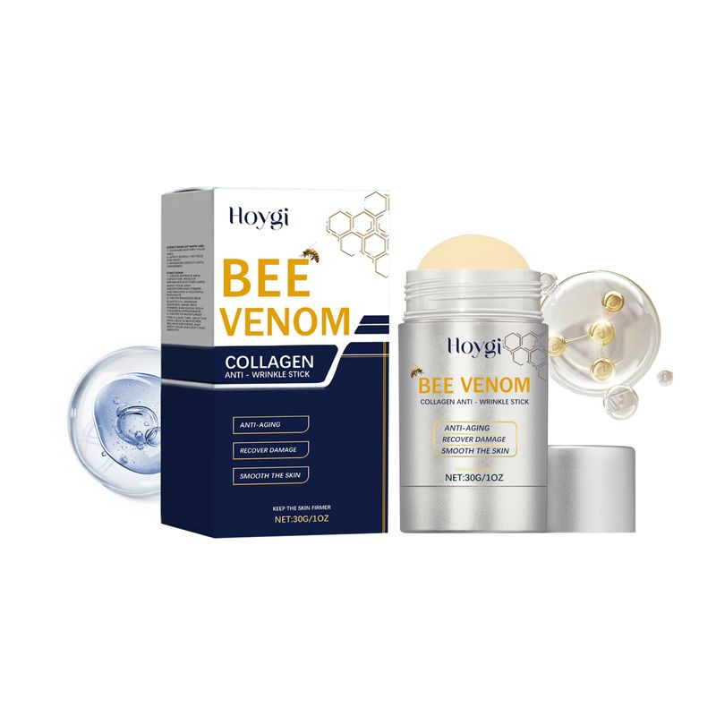 HOYGI Bee Venom näoniisutav pulk toidab õrnalt kuiva nahka õrna ja elastse niisutusega._voghion.com