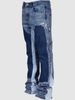 Männerkleeder Männer Jeansoveralls Moud Ins Overalls Hot Style Elastesche Patch Jeans mat Schichten agebaute Hosen_voghion.com