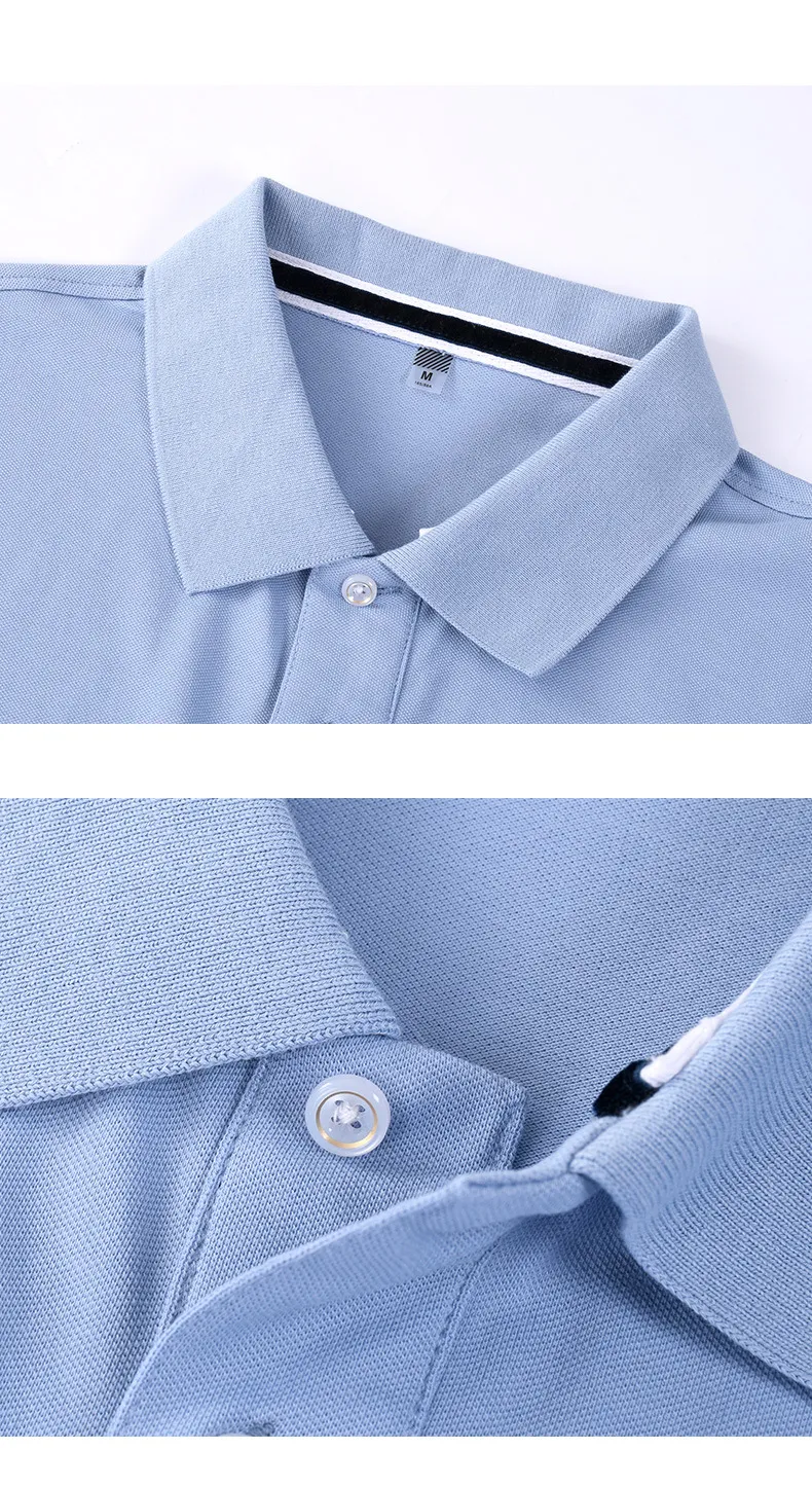 Women's Clothing pure cotton polo shirt summer women's embroidered logo thin short-sleeved T-shirt work clothes custom cultural shirt high-end_voghion.com