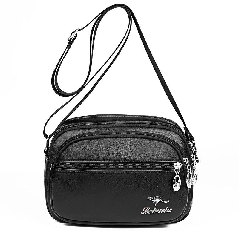 Borsa da donna Borsa a tracolla in PU Borsa a tracolla messenger di mezza età multistrato Borse di marca Borsa laterale carina_voghion.com