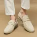 Casual schoenen Slip-On lage hak Nubuc Loafers Suède leer Comfortabele zachte zool Heren Klassieke retro mocassins_voghion.com