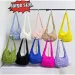 cloud Folding Soft Pleated Bubble Shoulder Garbage Bag Large Capacity Cotton Bottom Womens Handbag 241112_voghion.com