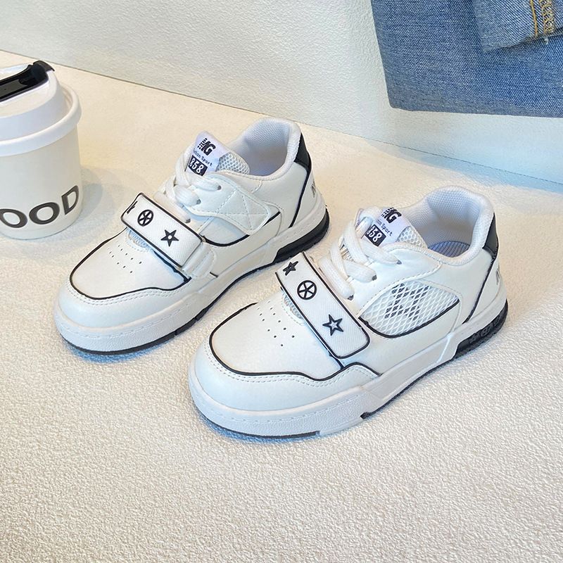 Kindersport 2024 Herbst Neuartikel Baby weiße lässige Jungen Boardschuhe, Mädchenmodeschuhe_voghion.com
