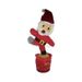 Christmas Dancing & Singing Plush Toys Set - Santa Penguin Reindeer Gingerbread Man Tree With LED Lights - Fun Holiday Decor & Gift For All Ages_voghion.com