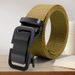 2024 New Men's Student Canvas Automatic Buckle Belt Hot-Selling Versatile Trendy Waist-Cinching Upgraded Version_voghion.com