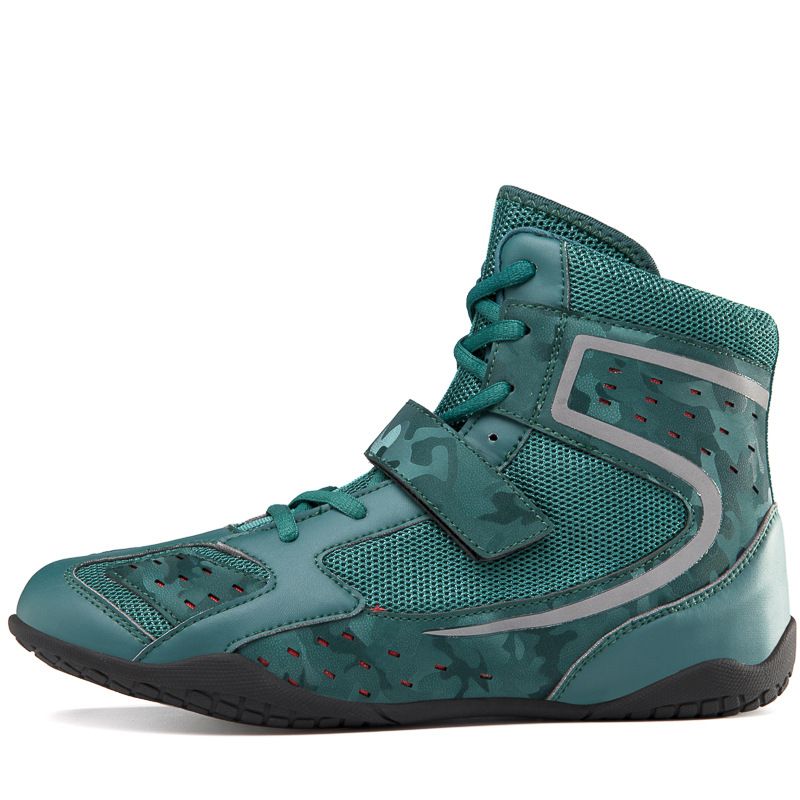 New Wrestling Shoes Men's High Top Indoor Sports Shoes, Sled Boots, Squat Shoes, Men's And Women's Fighting Shoes, Boxing Shoes_voghion.com