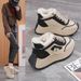 2024 new autumn and winter versatile top cotton casual sports thick soled high rise dad shoes, trendy_voghion.com