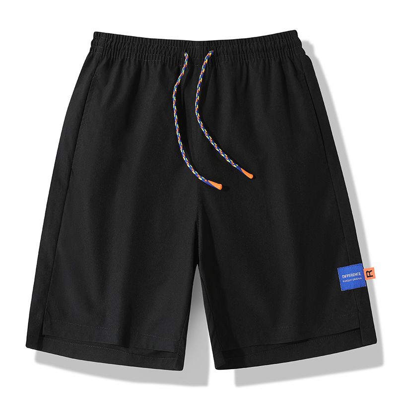Shorts men's oversized summer outerwear thin trendy casual loose ice silk quick drying five point beach sports pants_voghion.com