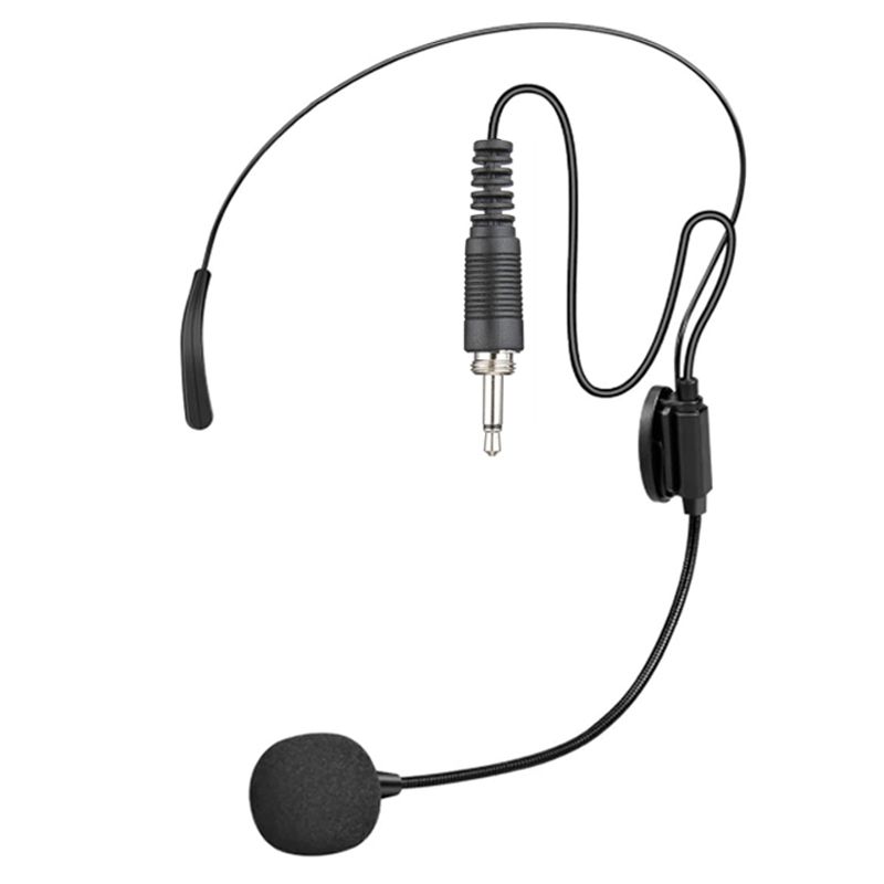 Microfono auricolare omnidirezionale a condensatore, doppio orecchio, per trasmettitore bodypack wireless MiPro a 4 pin_voghion.com