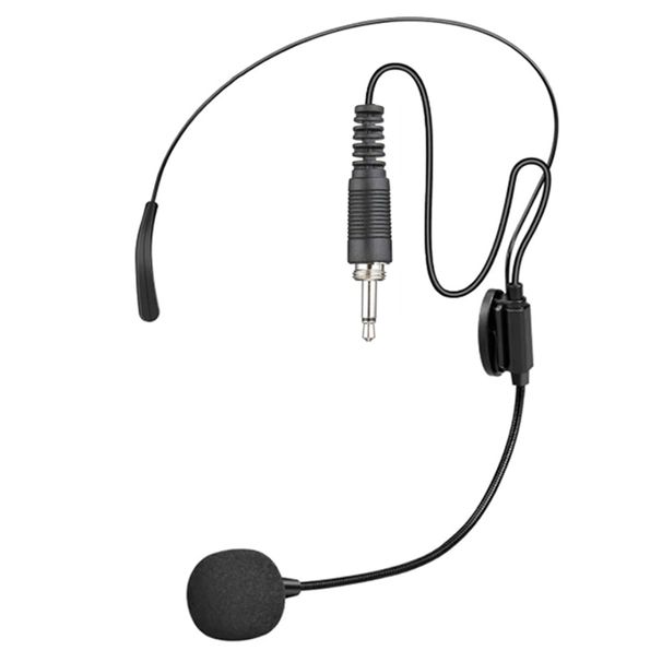 Microfono auricolare omnidirezionale a condensatore, doppio orecchio, per trasmettitore bodypack wireless MiPro a 4 pin_voghion.com