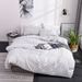 Soft Fiber Quilt Cover Duvet Cover Two/ Three Piece Bedding Set_voghion.com