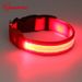 LED Light-Up Flashing Fabric Fiber Optic Collar Outdoor Walking Necklace Pet Dog Neck Ring Wholesale_voghion.com