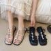 Sommer Nischendesign Flache Outdoor Römische Sandalen Fee Stil Damenschuhe Mode Hunderte_voghion.com