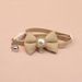 New Waffle Pet Cute Bow Bell Cat Pearl Pendant Dog Collar Accessories_voghion.com