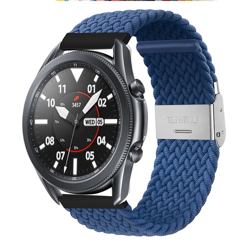 Hot Selling-20mm/22mm Elastic Buckle Woven Nylon Strap Suitable For Samsung 42mm 46mm Huawei GT2 Wristband | Fashion,Trend_voghion.com