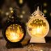 Christmas Snowman LED Night Light With Flameless Candle & Alarm Clock - Festive Holiday Decor For Home, Tabletop, And Christmas Tree_voghion.com