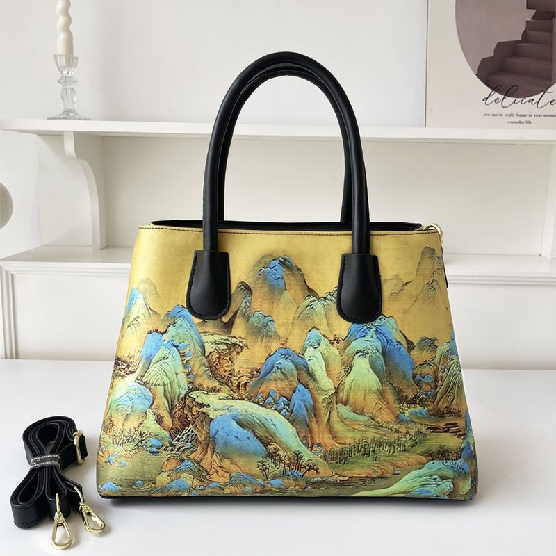 Sac à bandoulière de grande capacité Sac à bandoulière Sac à main Cheongsam Mode Sac pour femme Vintage Classique Grand Sac_voghion.com