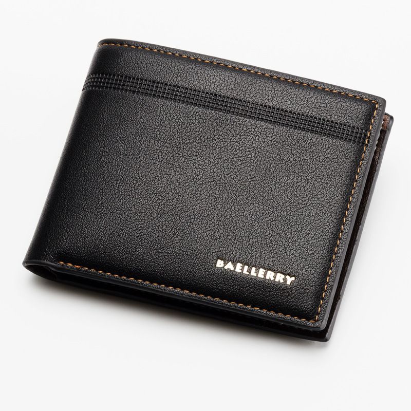 Herren-Geldbörse, Business-Casual, kurze Leder-Geldbörse_voghion.com