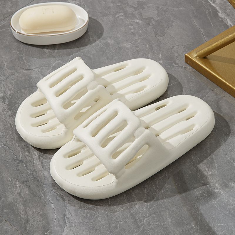 Hausschuhe für Damen, für die Dusche, bei Wasserschäden, für den Haushalt, für Badezimmer mit Löchern, mit dicker EVA-Sohle_voghion.com