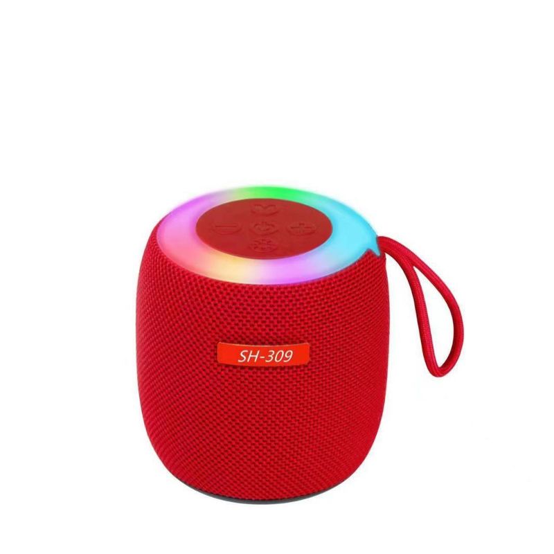 Nouveau produit 309 sans fil Bluetooth coloré rvb veilleuse extérieure Portable Mini tissu caisson de basses système sonore_voghion.com